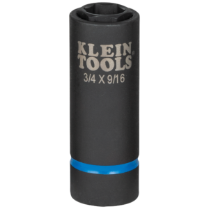 Klein Tools 2-in-1 Impact Socket, 6-Point, 3/4 and 9/16-Inch 66004