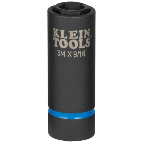 Klein Tools 2-in-1 Impact Socket, 6-Point, 3/4 and 9/16-Inch 66004