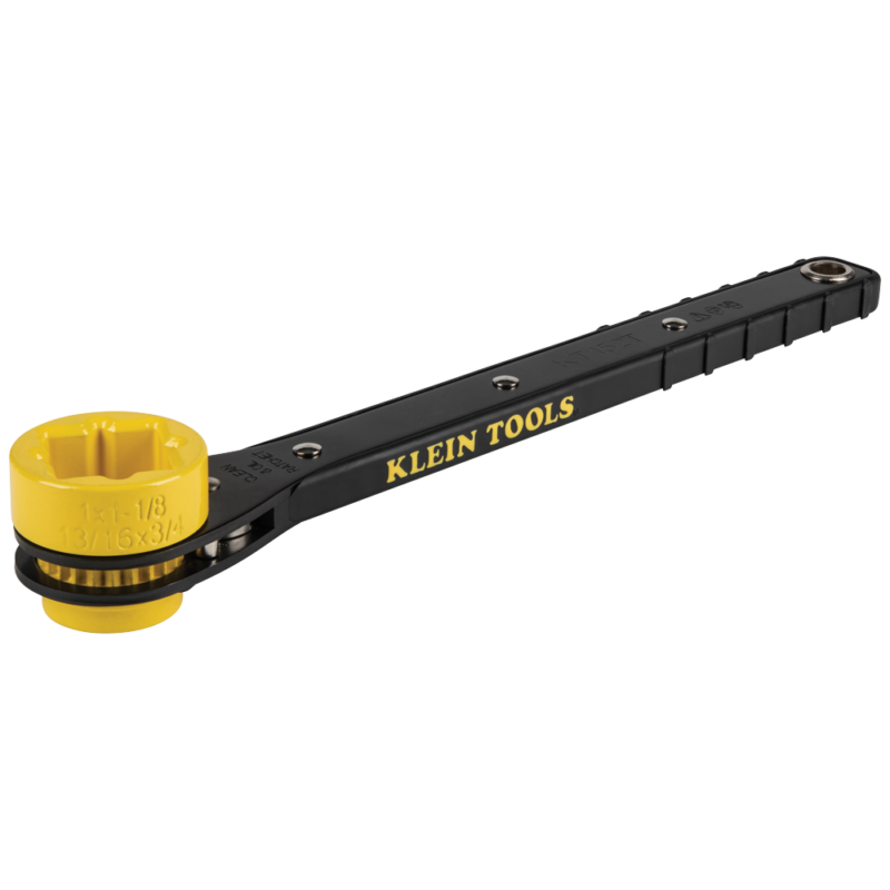 Klein Tools 4-in-1 Lineman's Slim Ratcheting Wrench KT152T