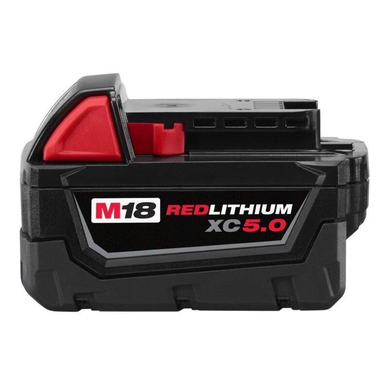Milwaukee M18 5.0 Battery Milwaukee M18 5.0 Ah Extended Capacity Battery Pack 48-11-1850