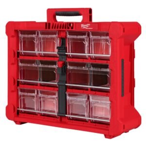 Milwaukee Tilt Bin Milwaukee Packout 10 Compartment Tilt Bin Organizer 48-22-8433