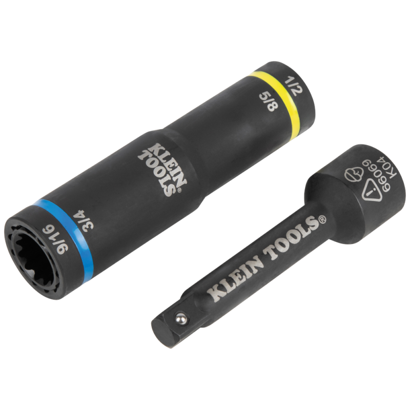 Klein Tools 4-In-1 Flip Quad Socket 66009