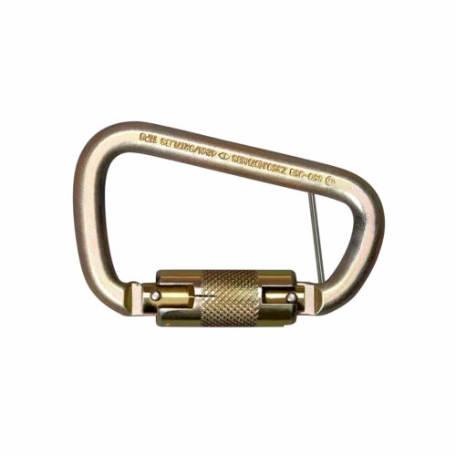 Buckingham Steel Twist Lock Carabiner with Captive Pin Holes 5005T