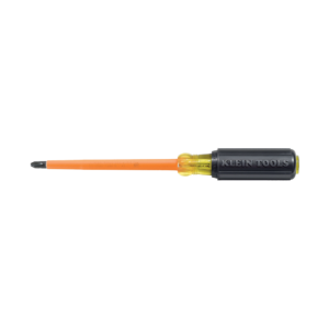 Klein Tools Insulated Screwdriver, #2 Phillips, 4-Inch Round Shank 603-4-INS